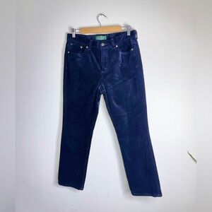 Lauren Ralph Lauren Blue Corduroy Pants
